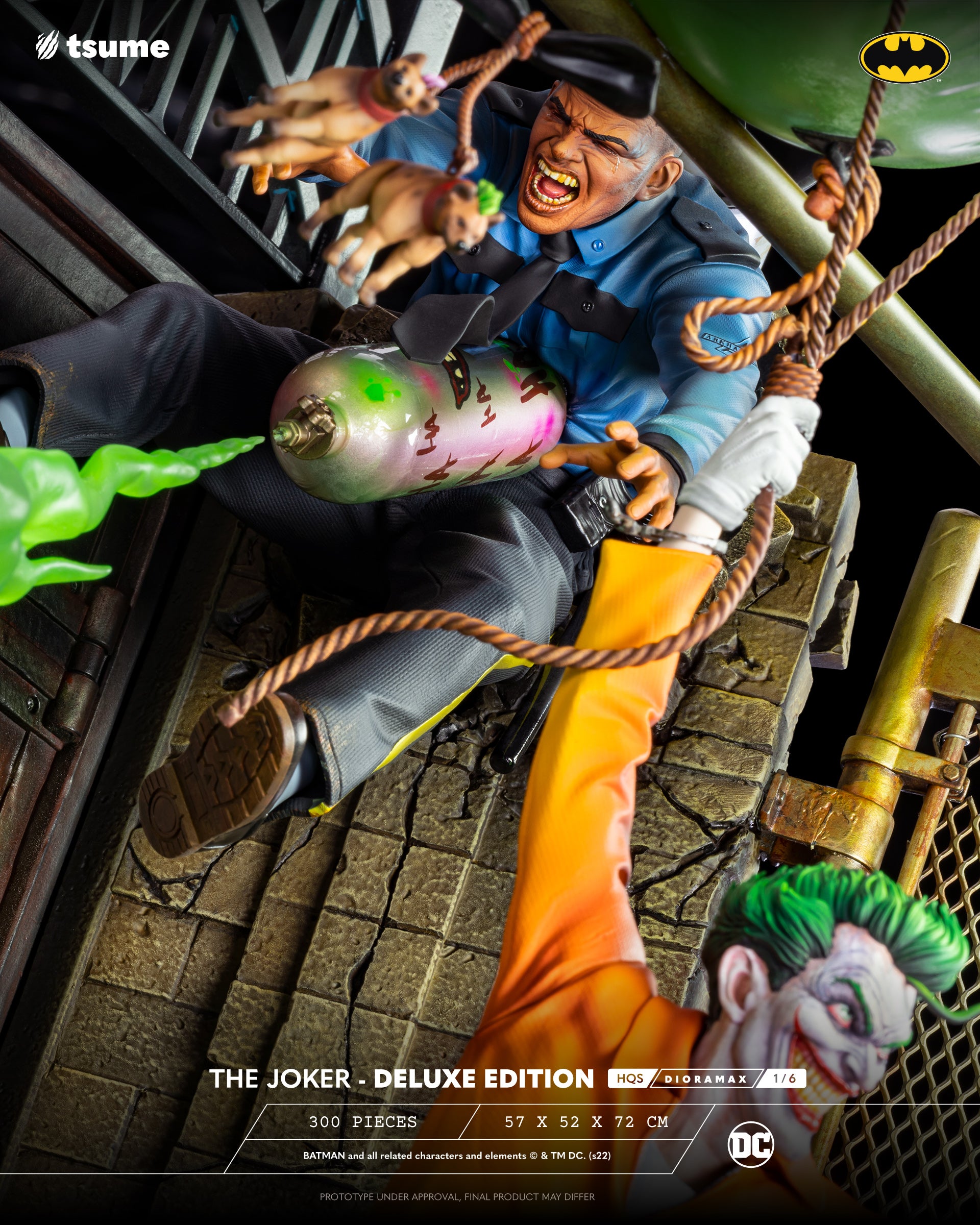 The Joker (Deluxe Edition) HQS Dioramax 1/6 Scale Statue