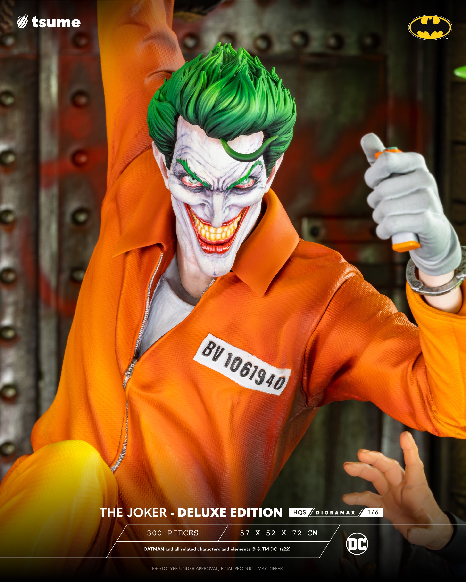The Joker (Deluxe Edition) HQS Dioramax 1/6 Scale Statue