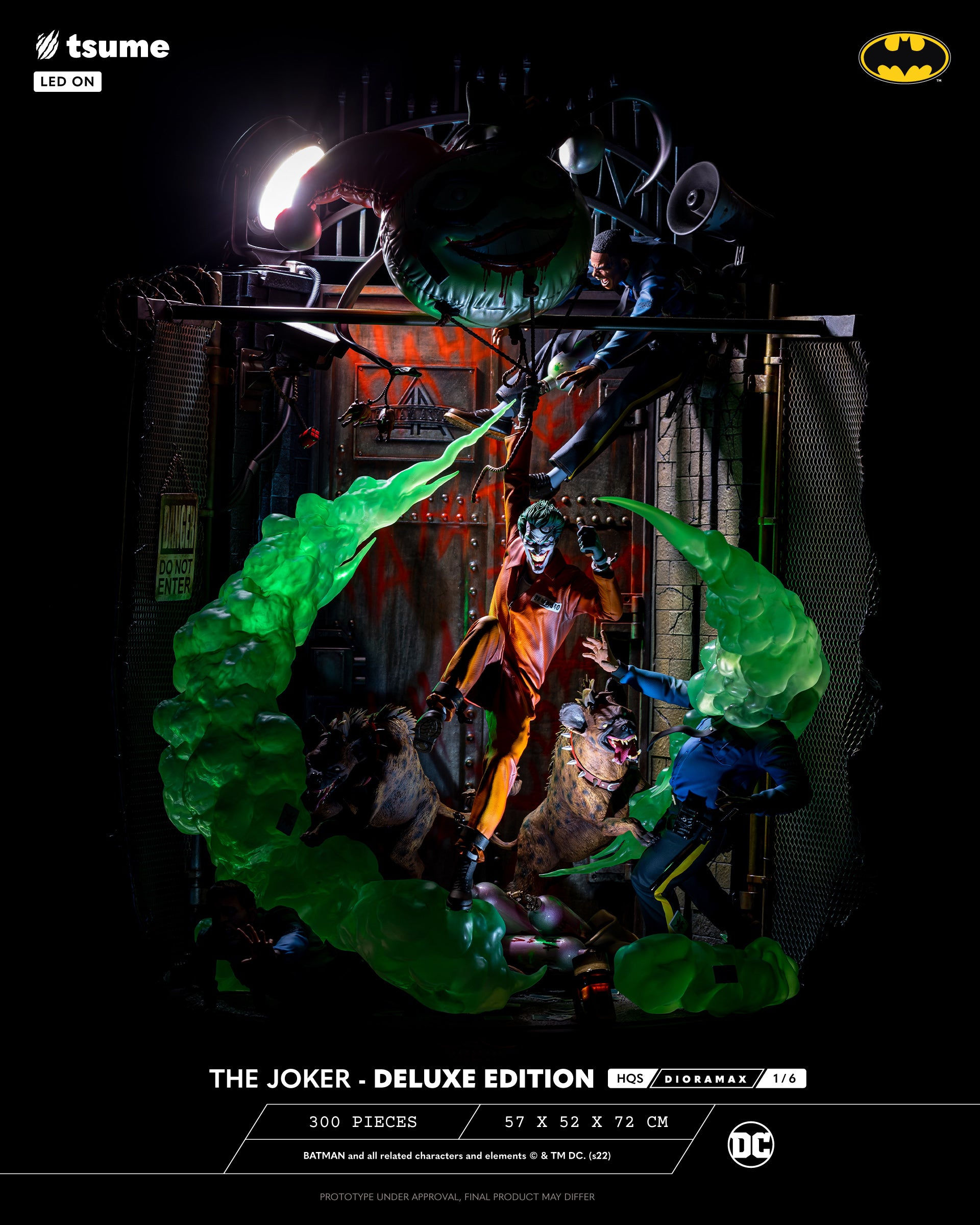 The Joker (Deluxe Edition) HQS Dioramax 1/6 Scale Statue