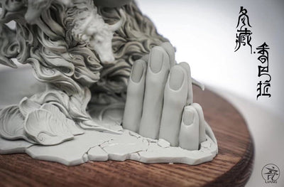 Winter Tibet Shambhala Statue (Unpainted Version)