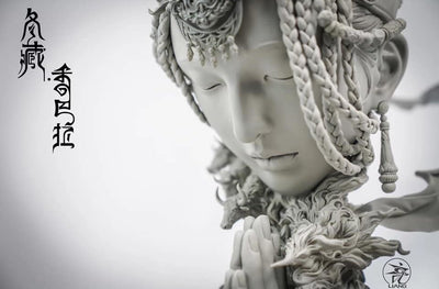 Winter Tibet Shambhala Statue (Unpainted Version)