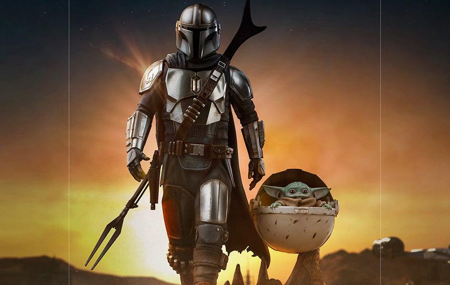 The Mandalorian & Child 1/4 Scale Statue
