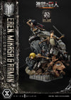 Attack On Titan - Eren, Mikasa, and Armin (DX Bonus Version) 1/4 Scale Statue