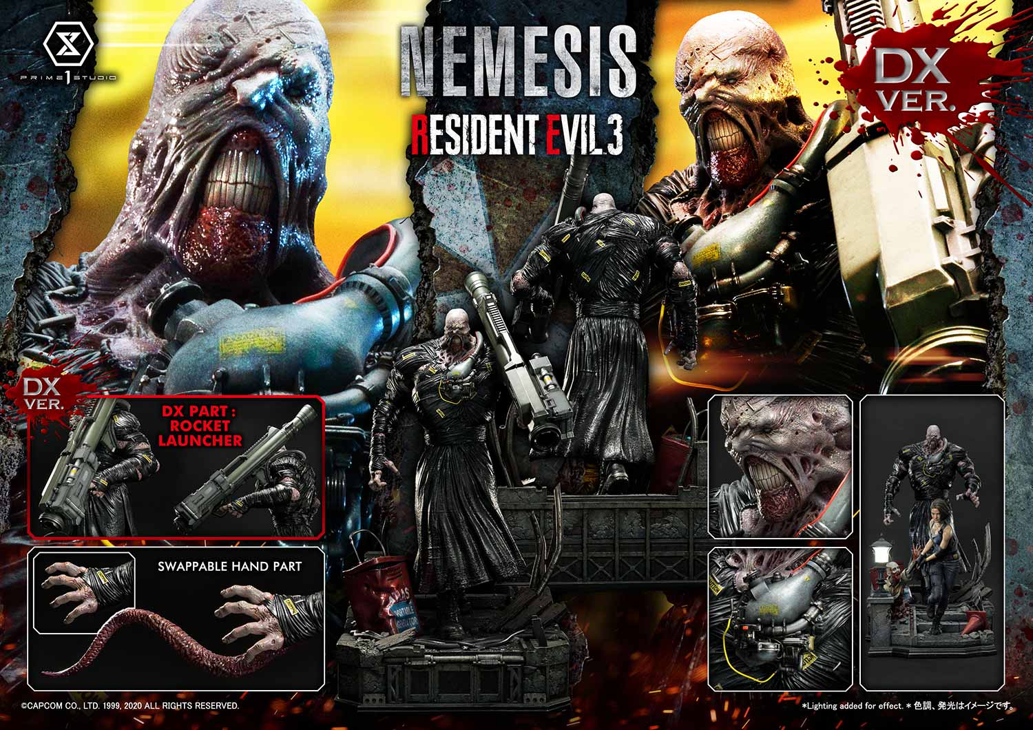 Resident Evil 3 - Nemesis Deluxe Version 1/4 Scale Statue