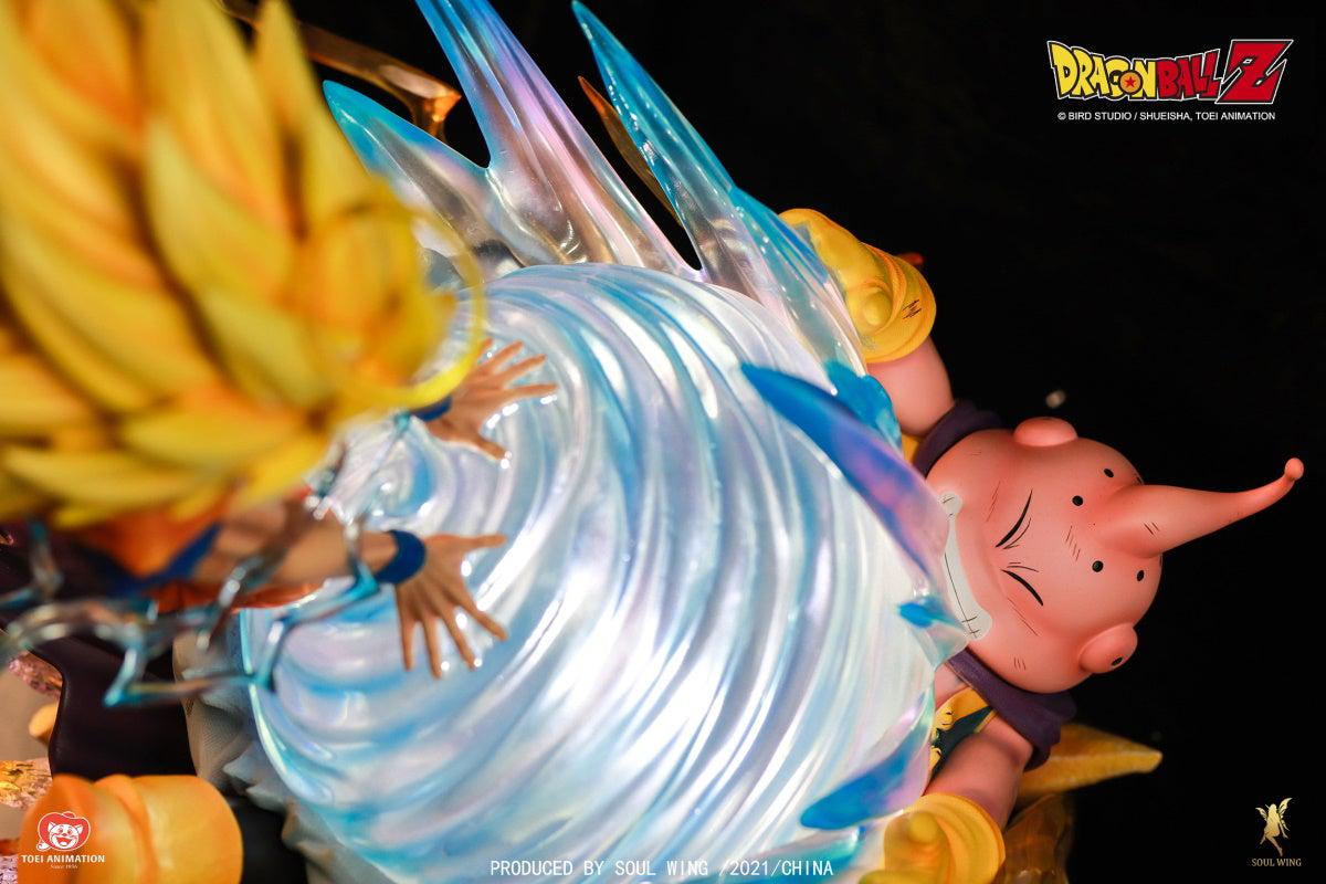 Dragon Ball - Figura de ação Majin Buu Vs Super Saiyan, Dragon