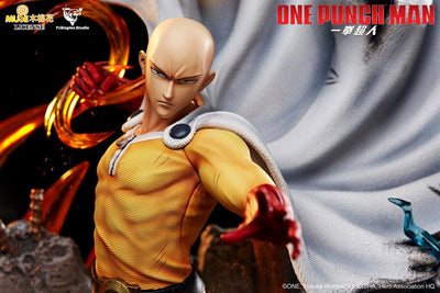One Punch Man: Saitama & Genos Statue