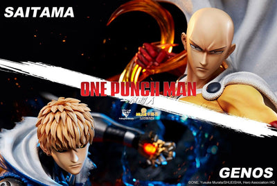 One Punch Man: Saitama & Genos Statue