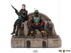 The Mandalorian - Boba Fett and Fennec Shand on Throne Deluxe Art Scale 1/10