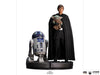 Luke Skywalker, R2-D2 and Grogu Legacy Replica 1/4 Scale Statue