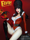 Elvira Scary Christmas Deluxe Maquette 1/6 Scale Statue by Tweeterhead