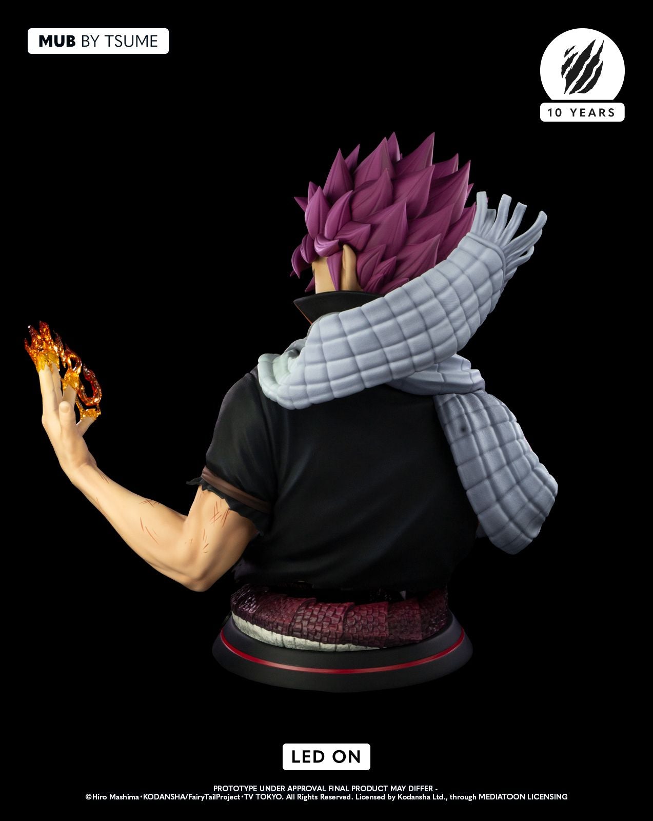 Fairy Tail HQS+ Natsu Dragneel 1/1 Scale Bust - Spec Fiction Shop