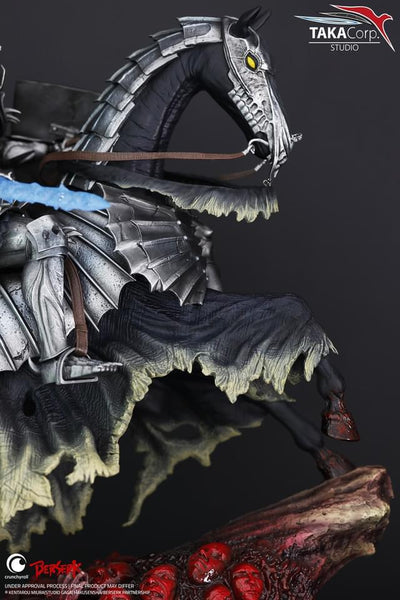 Berserk Skull Knight On Horse Statue