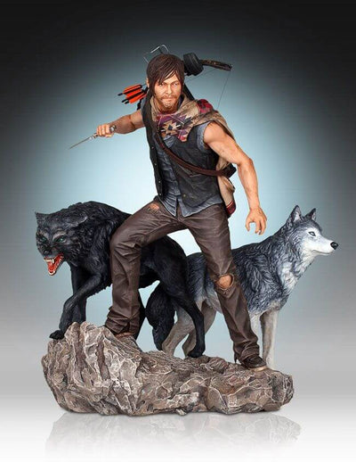 Walking Dead DARYL DIXON & The Wolves Statue DIORAMA by Gentle Giant