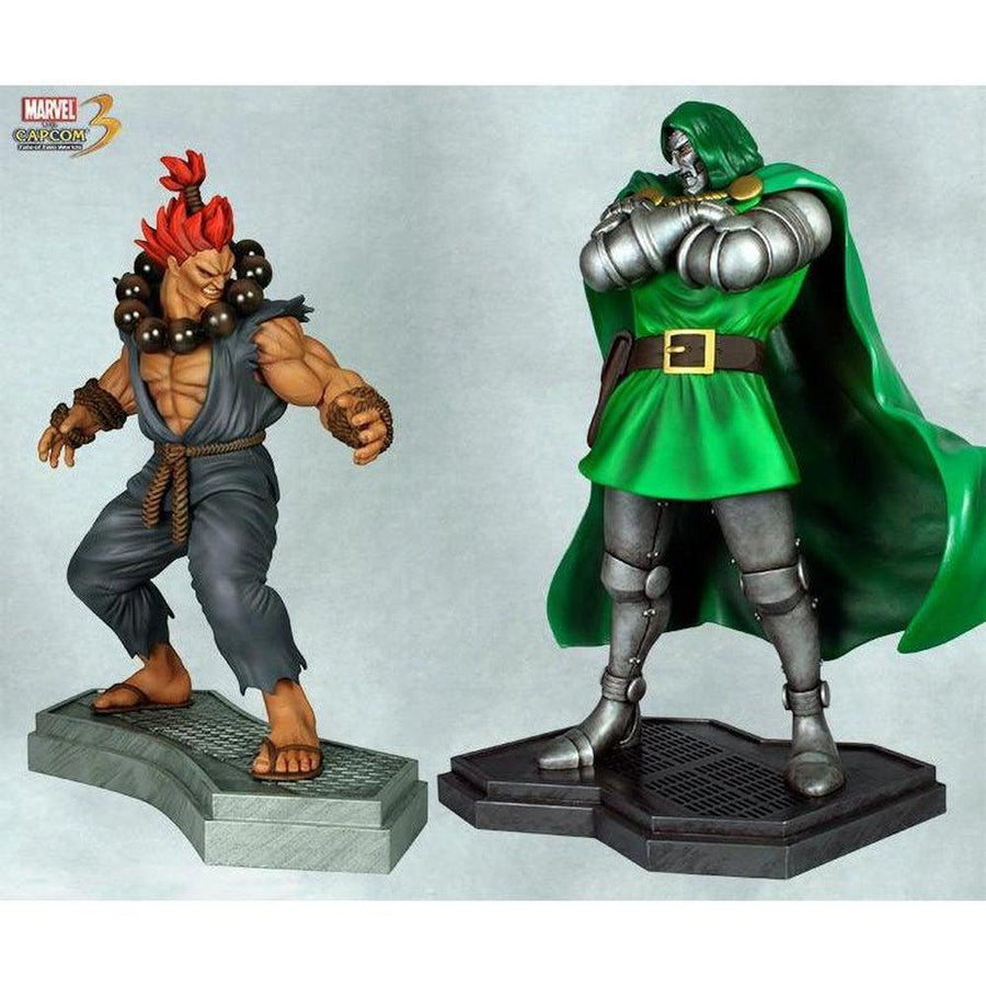 Marvel Vs. Capcom 3: 1:4 Scale Dr. Doom Vs. Akuma Statue 2 Pack