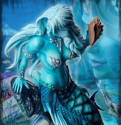 Mermaid SHARLEZE 1/4 Scale Statue - BLUE SKIN