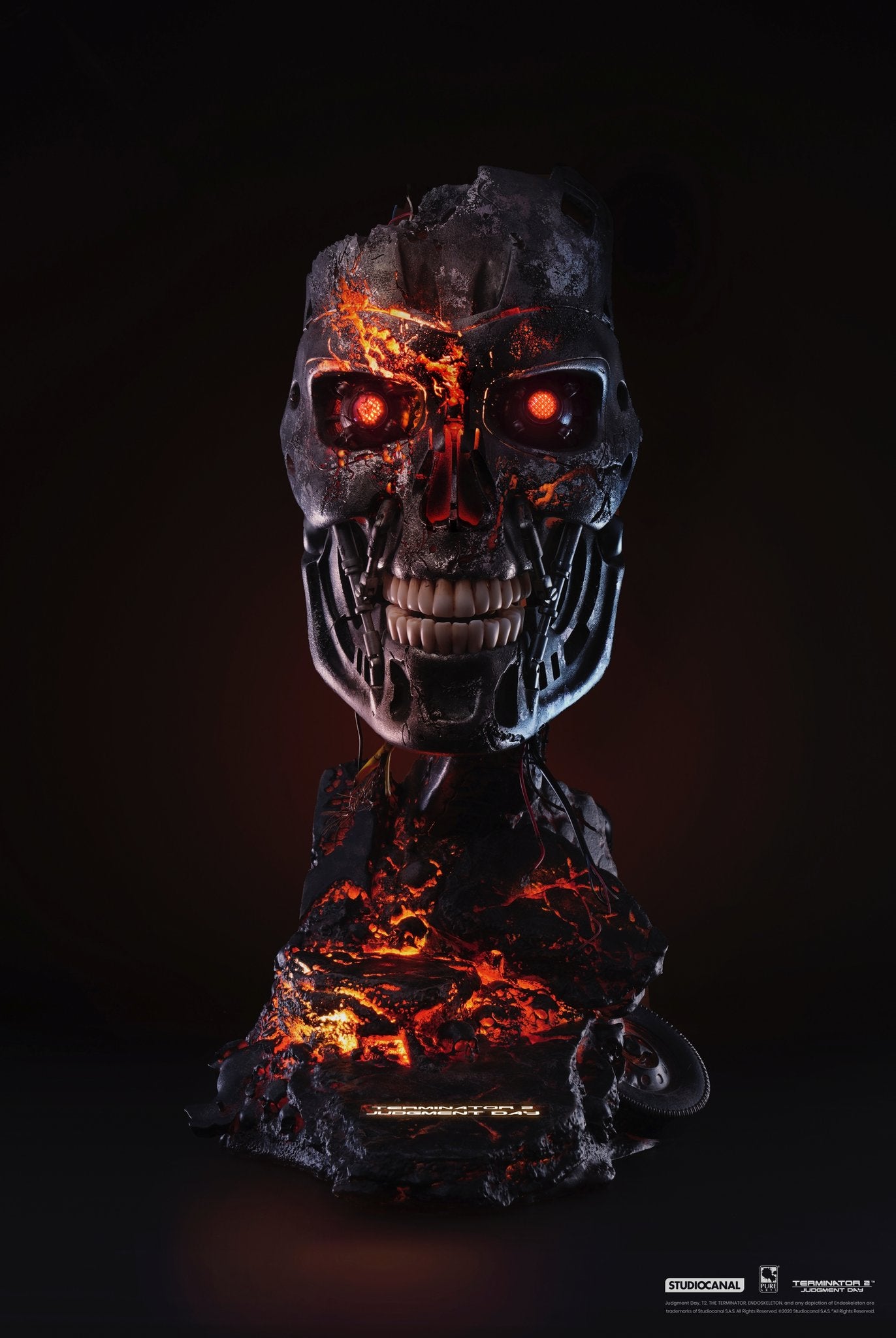 Terminator 2 T-800 Battle Damaged Bust
