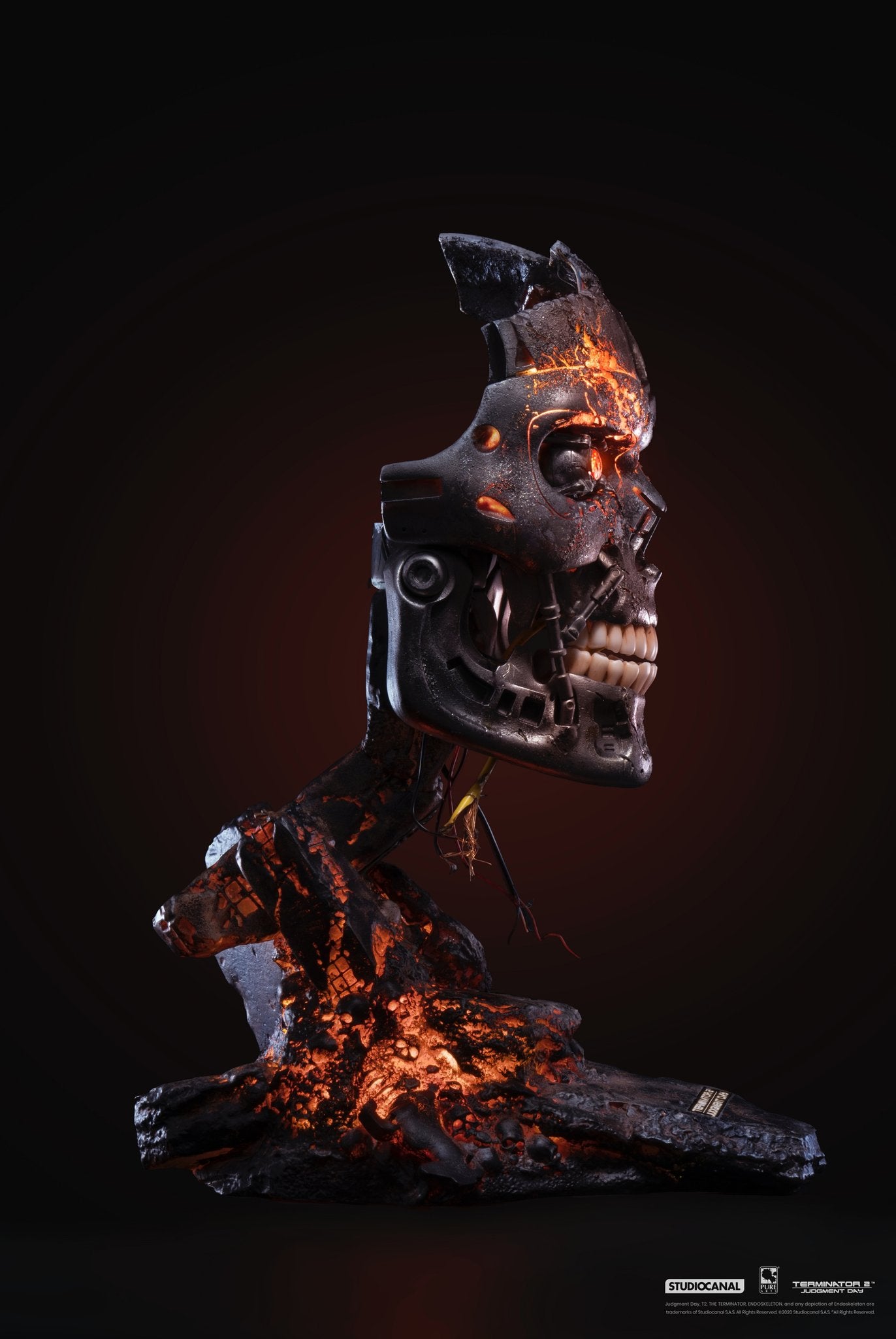 Terminator 2 T-800 Battle Damaged Bust