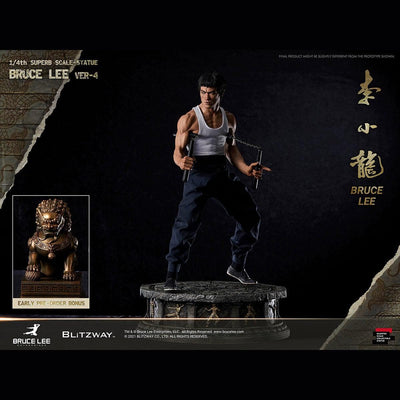 Bruce Lee Tribute 1/4 Scale Statue BONUS