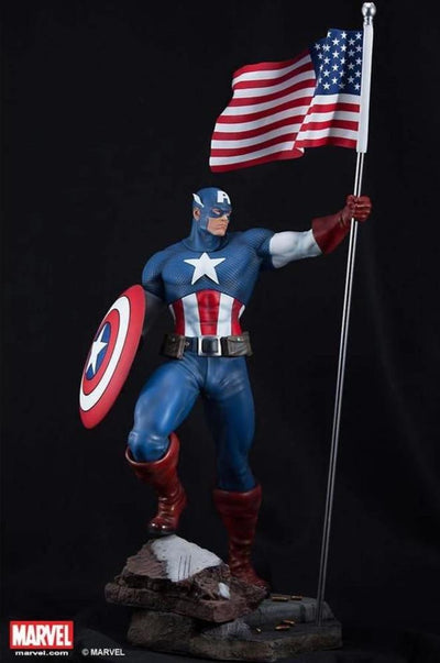 Captain America 1/4 Scale Statue WITH COIN