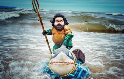 Chubby Aquaman Statue CO Signature