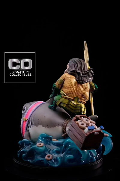 Chubby Aquaman Statue CO Signature