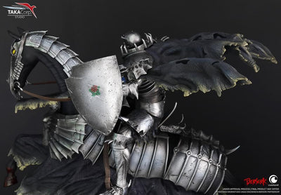 Berserk Skull Knight On Horse Statue