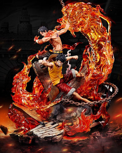 Luffy and Ace 1/6 Scale Statue