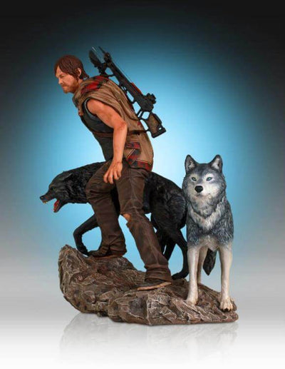 Walking Dead DARYL DIXON & The Wolves Statue DIORAMA by Gentle Giant