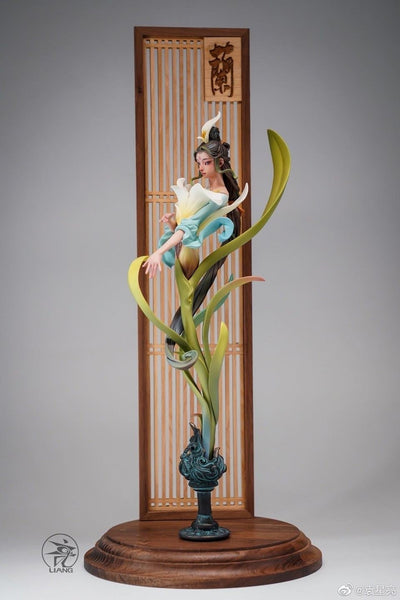 Chinese Ladies - Plum, Orchid, Bamboo, and Chrysanthemum (Painted Version) Statue