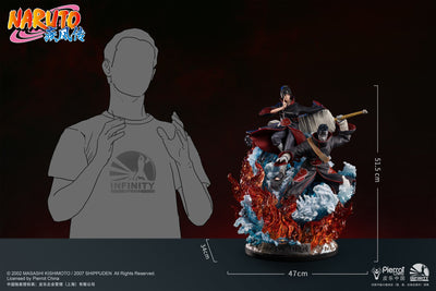 Uchiha Itachi and Hoshigaki Kisame 1/6 Scale Statue