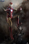 Iron Man Mark 85 and Mark 49 Rescue Suit 1/4 Scale Statue Set