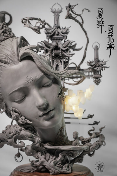 Summer Drunken Beauty - Flowery Pavilion Statue