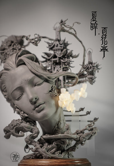 Summer Drunken Beauty - Flowery Pavilion Statue