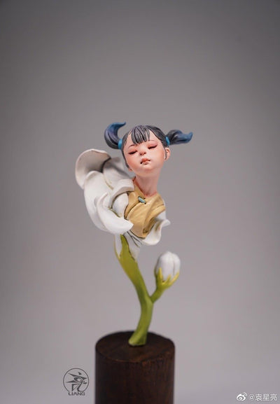 Chinese Ladies - Plum, Orchid, Bamboo, and Chrysanthemum (Painted Version) Statue