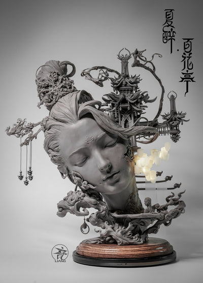 Summer Drunken Beauty - Flowery Pavilion Statue