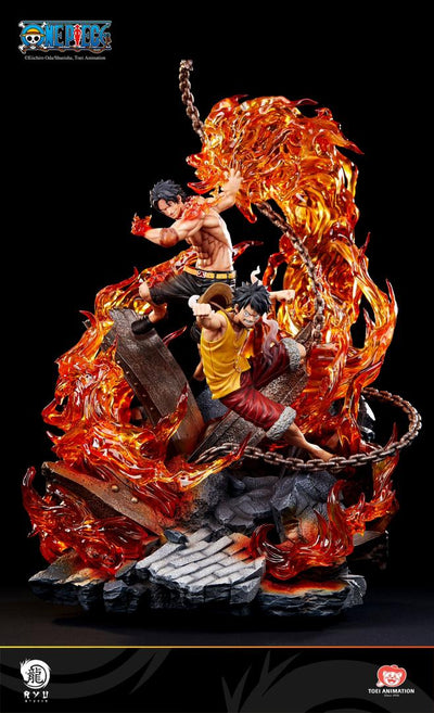 Luffy and Ace 1/6 Scale Statue