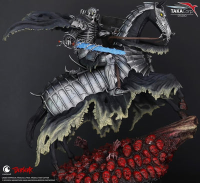 Berserk Skull Knight On Horse Statue