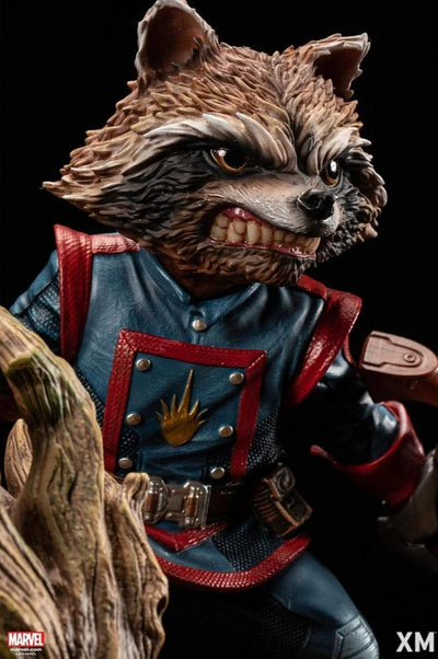 Rocket Raccoon & Groot 1/4 Scale Statue