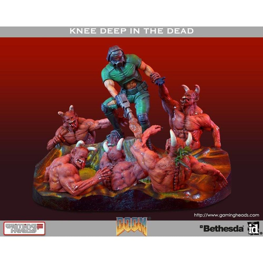 Doom: Knee Deep In The Dead Statue Diorama by Gaming Heads