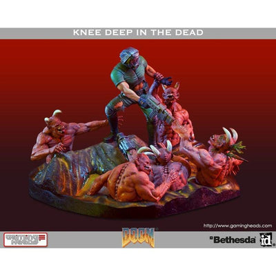 Doom: Knee Deep In The Dead Statue Diorama by Gaming Heads