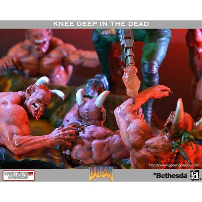 Doom: Knee Deep In The Dead Statue Diorama by Gaming Heads