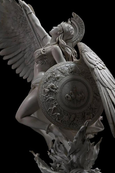 Athena 1/4 Scale Statue - Marble (Gray) Version