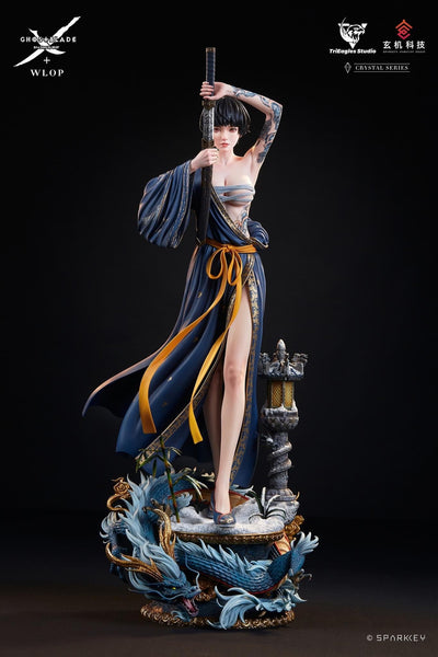 Ghostblade - Jade NAVY BLUE 1/4 Scale Statue