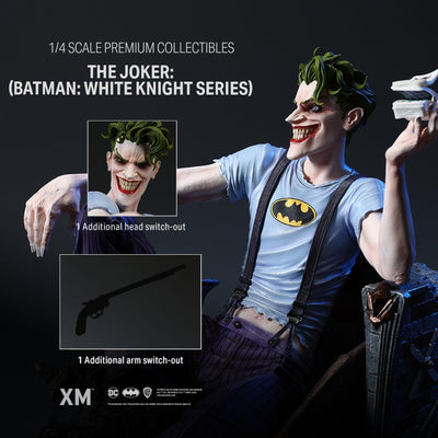 The Joker - White Knight 1/4 Scale Statue