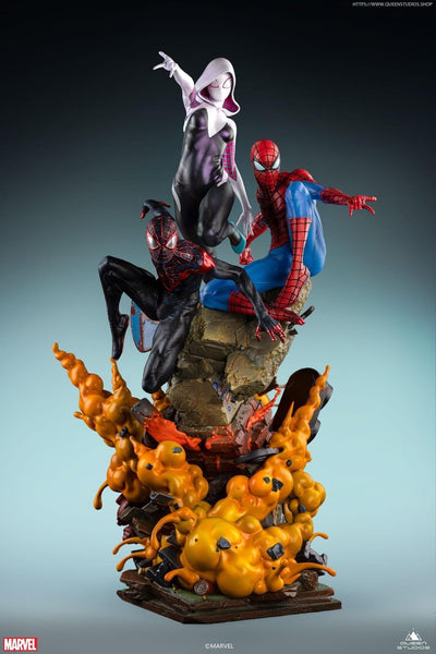SPIDER-MAN SPIDER-VERSE TRIO 1/4 STATUE