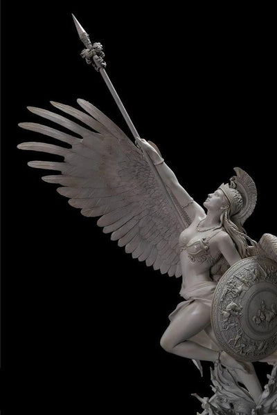 Athena 1/4 Scale Statue - Marble (Gray) Version
