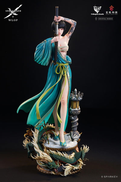 Ghostblade - Jade Azure Green 1/4 Scale Statue