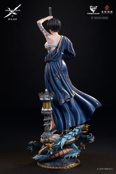 Ghostblade - Jade NAVY BLUE 1/4 Scale Statue