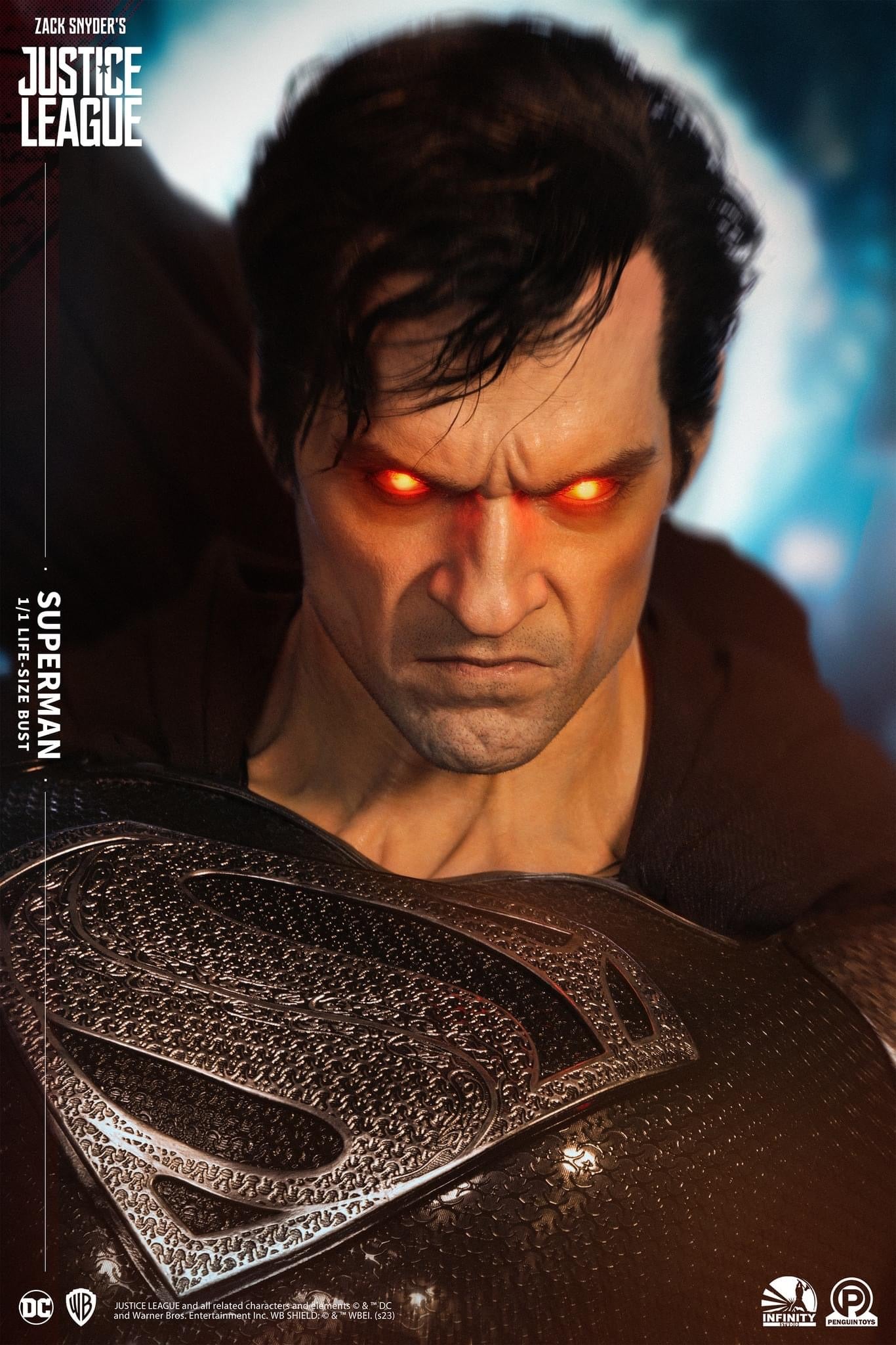 Life Size Justice League Superman Statue 1:1 Henry Cavill Full Size Prop