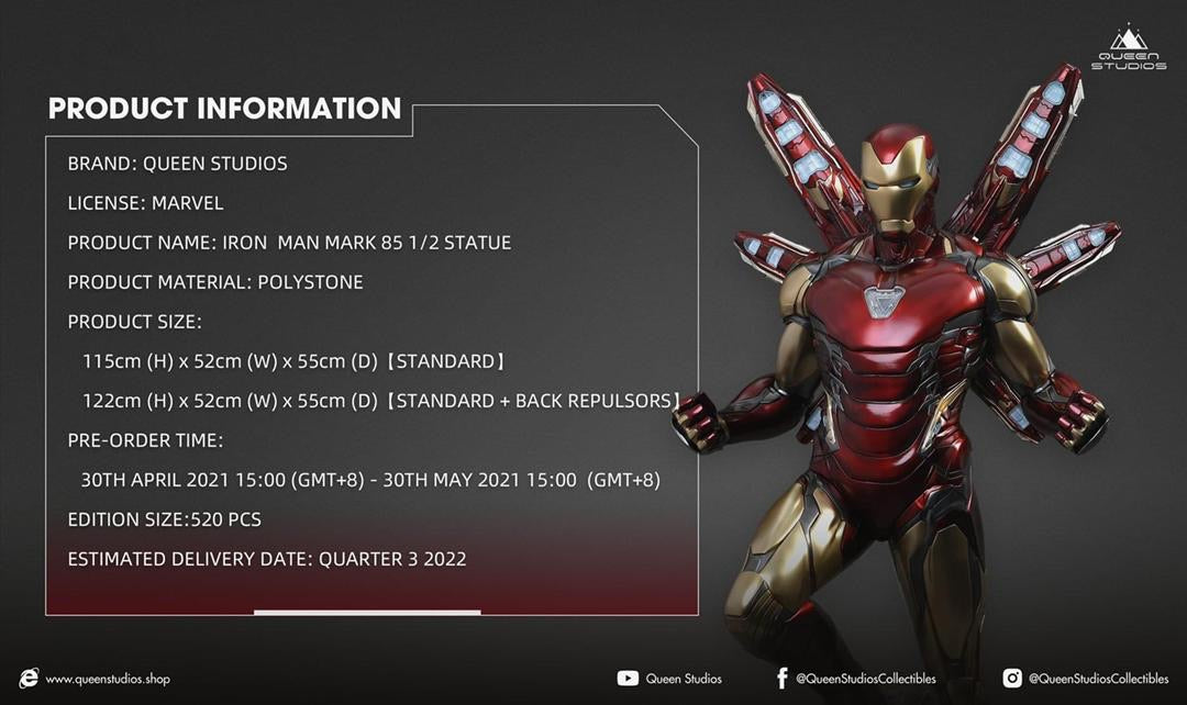 Iron Man Mark 85 1:2 Scale Statue - Spec Fiction Shop